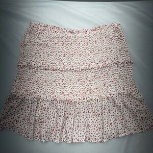 American Eagle Skirt Ditsy Floral Print Tiered Layered Ruffles Size L